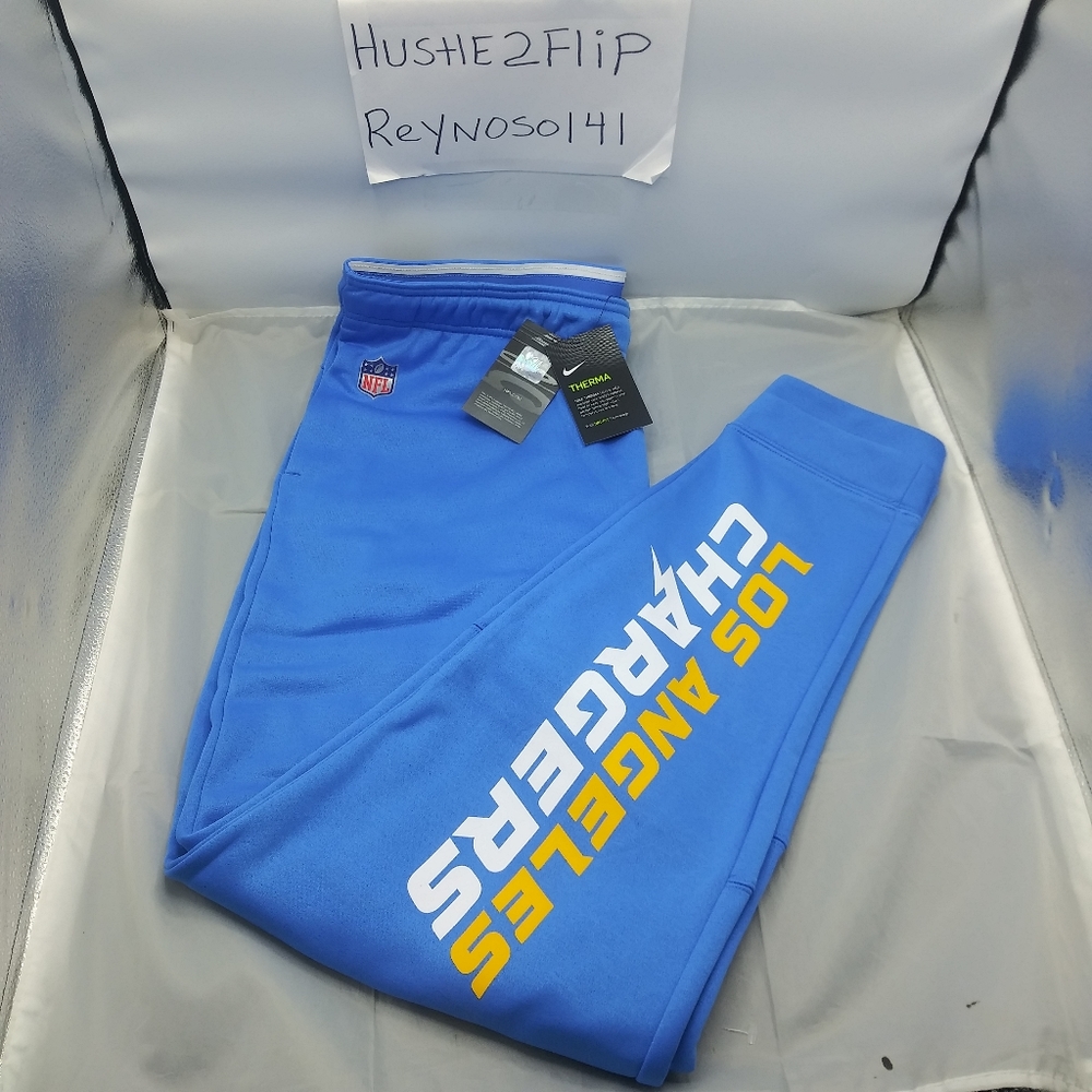 NIKE CHARGERS NFL SWEATPANTS MENS SIZES L AND XL NWT $80.00